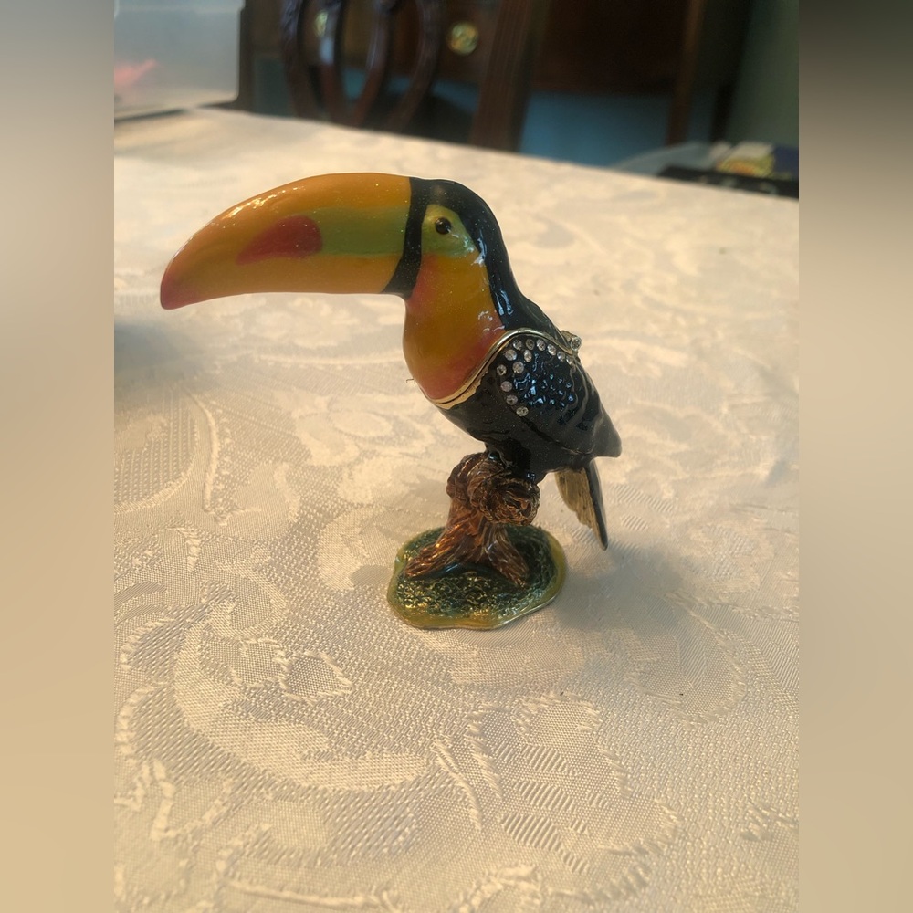 Colorful Toucan Trinket Box